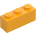 LEGO Bright Light Orange Brick 1 x 3 (3622)