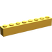 LEGO Helder Lichtoranje Steen 1 x 8 (3008)