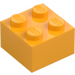 LEGO Bright Light Orange Brick 2 x 2 (3003)