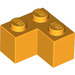 LEGO Orange clair brillant Brique 2 x 2 Coin (2357)