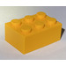 LEGO Orange clair brillant Brique 2 x 3 (3002)