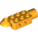 LEGO Arancione chiaro brillante Mattoncino 2 x 3 con Orizzontale Cerniera e Presa (47454)