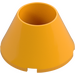 LEGO Bright Light Orange Cone 4 x 4 x 2 Hollow (4742)