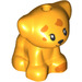 LEGO Helles Licht Orange Hund (Sitting) mit Orange Spots (69901 / 77301)