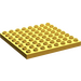 LEGO Bright Light Orange Duplo Plate 8 x 8 (51262 / 74965)
