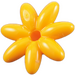 LEGO Helles Licht Orange Blume