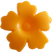LEGO Orange clair brillant Fleur avec Serrated Pétales (93080)