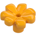 LEGO Bright Light Orange Flower with Squared Petals (without Reinforcement) (4367 / 32606)