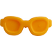 LEGO Orange clair brillant Glasses, Arrondi (93080)