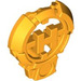 LEGO Helles Licht Orange H Icon mit Stock 3.2 (92199)