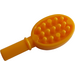 LEGO Bright Light Orange Hairbrush with Heart (93080)