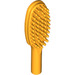 LEGO Orange clair brillant Hairbrush avec poignée courte (10 mm) (3852)