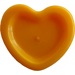 LEGO Orange clair brillant Cœur avec Épingle