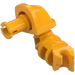 LEGO Bright Light Orange Left Arm with Armor and Trans-Neon Orange Shoulder (24101)