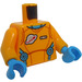 LEGO Leuchtendes helles Orange Lunar Research Astronaut Minifigur Torso (973 / 76382)