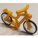LEGO Bright Light Orange Minifigure Bicycle with Wheels and Tires