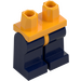 LEGO Leuchtendes helles Orange Minifigur Hüften mit Dark Blau Beine (3815 / 73200)