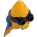 LEGO Bright Light Orange Minion Cone Head with Goggles and Blue Cape