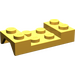 LEGO Orange clair brillant Garde-boue assiette 2 x 4 avec Arche
 sans trou (3788)