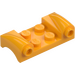 LEGO Bright Light Orange Mudguard Plate 2 x 4 with Headlights and Curved Fenders (93590)