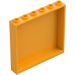 LEGO Orange clair brillant Panneau 1 x 6 x 5 (35286 / 59349)