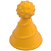 LEGO Lysorange Party Hat med Lille Pin (24131)