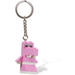 LEGO Bright Light Orange Pink Hippo Key Chain (850416)