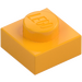 LEGO Bright Light Orange Plate 1 x 1 (3024)
