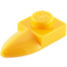 LEGO Helder Lichtoranje Plaat 1 x 1 met Tand (35162 / 49668)