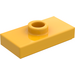 LEGO Helles Licht Orange Platte 1 x 2 mit 1 Stud (mit Groove) (3794 / 15573)