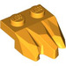 LEGO Helles Licht Orange Platte 1 x 2 mit 3 Felsen Claws (27261)