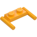 LEGO Bright Light Orange Plate 1 x 2 with Handles (Low Handles) (3839)