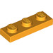 LEGO Leuchtend Hellorange Platte 1 x 3 (3623)