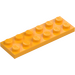 LEGO Lysorange Plade 2 x 6 (3795)