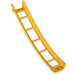LEGO Helles Licht Orange Rail 2 x 16 x 6 Invertiert Bow mit 3.2 Shaft (26559)