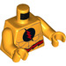 LEGO Jasnopomarańczowy Reverse Flash Minifigurka Tułów (973 / 76382)