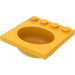 LEGO Bright Light Orange Sink 4 x 4 Oval (6195)