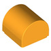 LEGO Orange clair brillant Pente 1 x 1 Incurvé (49307)