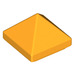 LEGO Orange clair brillant Pente 1 x 1 x 0.7 Pyramide (22388 / 35344)