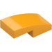 LEGO Klar Ljus Orange Backe 1 x 2 Böjd (11477)