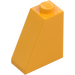 LEGO Naranja claro brillante Con pendiente 1 x 2 x 2 (65°) (60481)