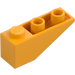 LEGO Klar lys oransje Skråning 1 x 3 (25°) Omvendt (4287)