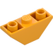 레고 밝은 연한 오렌지색 경사 1 x 3 (45°) 거꾸로 더블 (2341 / 18759)