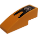 LEGO Bright Light Orange Slope 1 x 3 Curved with Chima Logo Sticker (50950)
