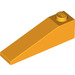 LEGO Bright Light Orange Slope 1 x 4 x 1 (18°) (60477)