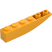 LEGO Bright Light Orange Slope 1 x 6 Curved Inverted (41763 / 42023)