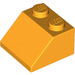 LEGO Helles Licht Orange Steigung 2 x 2 (45°) (3039 / 6227)