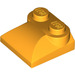 LEGO Orange clair brillant Pente 2 x 2 Incurvé avec extrémité incurvée (47457)