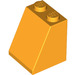 LEGO Bright Light Orange Slope 2 x 2 x 2 (65°) with Bottom Tube (3678)