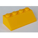 LEGO Bright Light Orange Slope 2 x 4 (45°) with Rough Surface (3037)